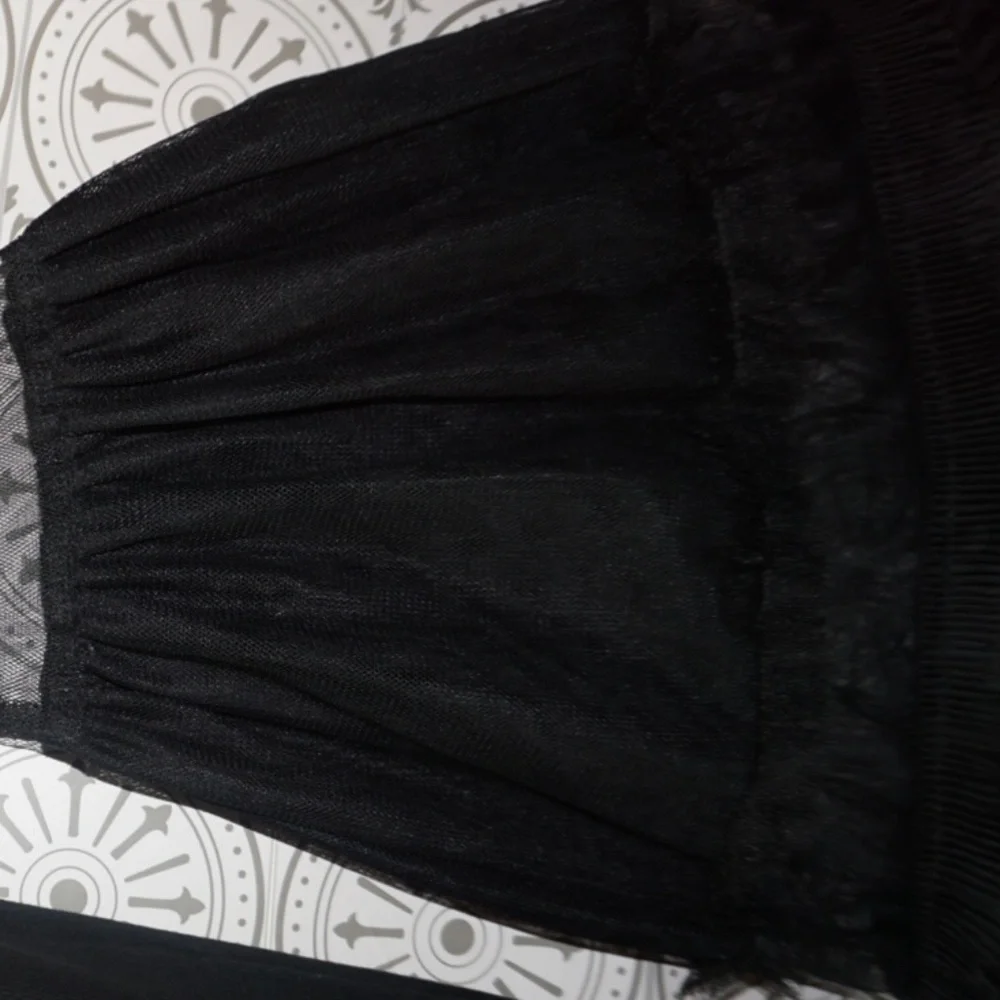 Seek The Label, Distressed Sweatshirt with Sheer Bell Sleeves - Picture 6 of 7